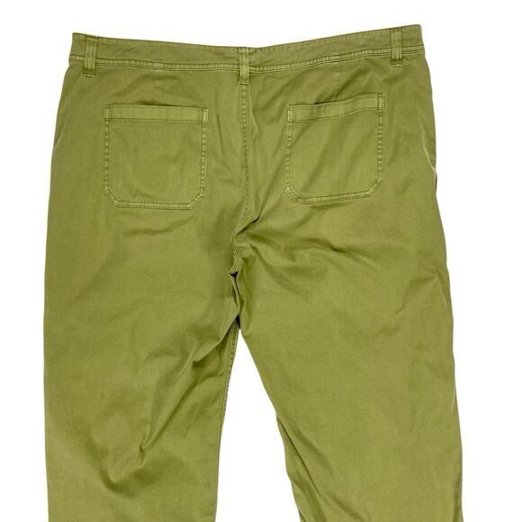 Pendleton Pants Womens Size 16 Petite Green High Waisted Straight Leg Utility - Picture 8 of 15